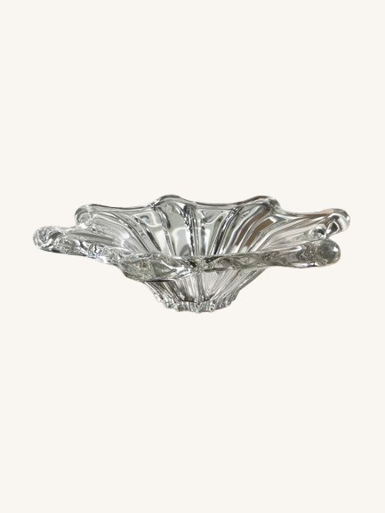 Vintage candy bowl ~ Pink / clear