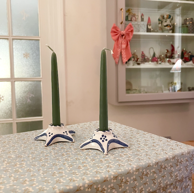 Ceramic candlesticks Unika | Døjringe Denmark