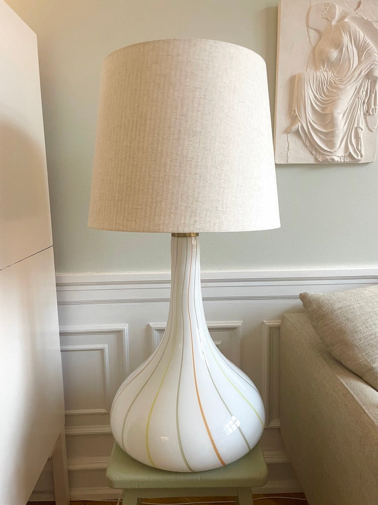 Sjælden Candy lampe designet af Kylle Svanlund for Holmegaard