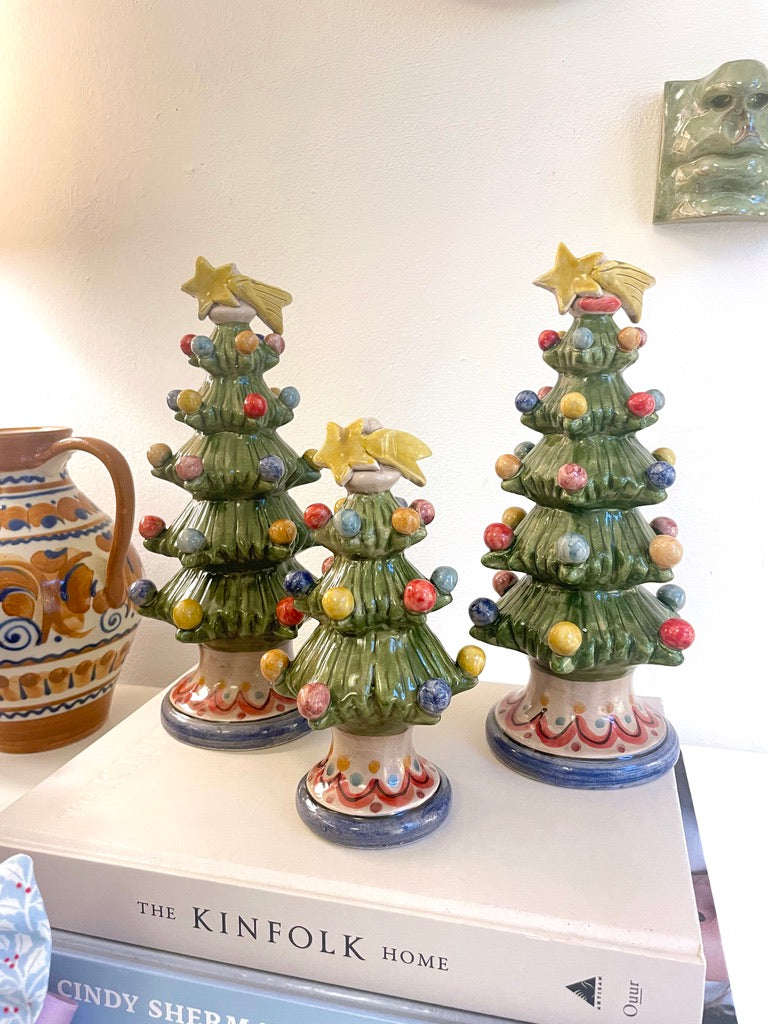 Sicilianske keramik juletræer