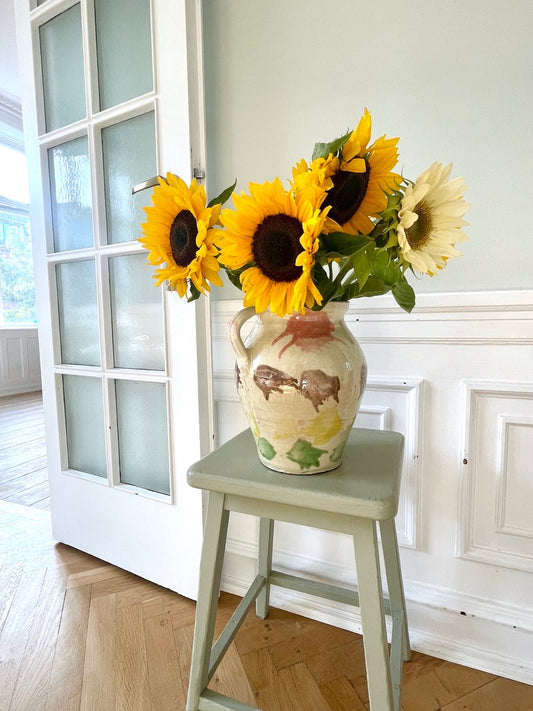 Horezu stor håndmalet kandevase no. 1