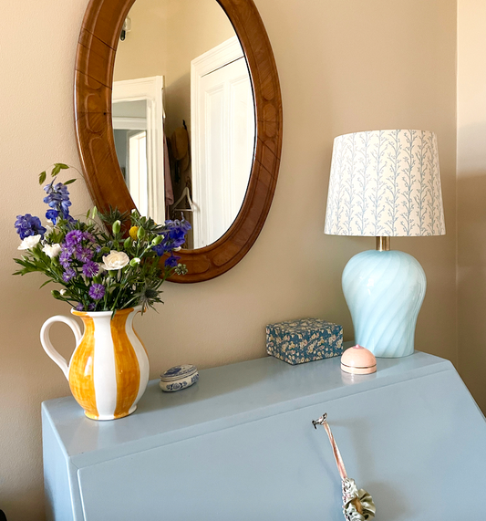 Italiensk kande med striber 〰️ Gul