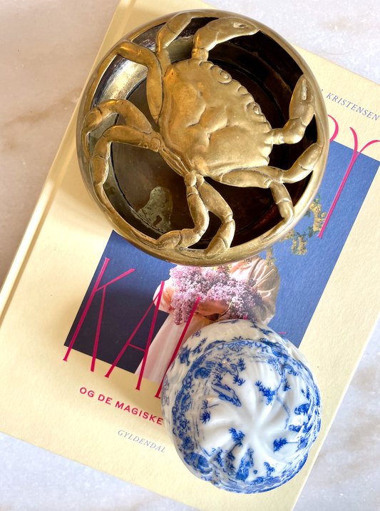 Vintage candy bowl ~ Pink / clear