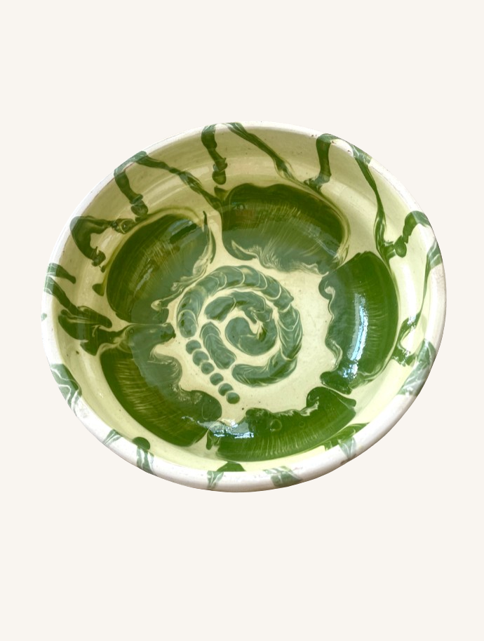 Horezu unika terracotta skål no. 3