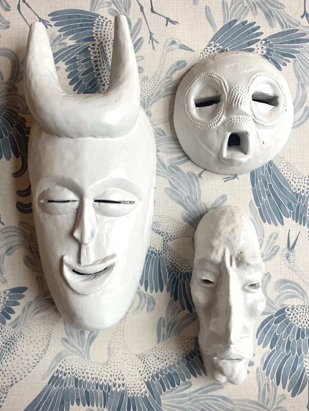 Hand Carved Mask ~ Yellow Jaguar