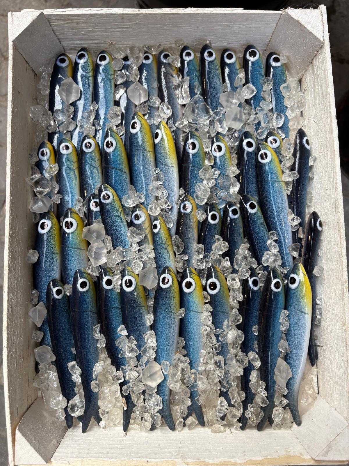 Håndlavet acciuga no. 2 〰️ Vægophæng