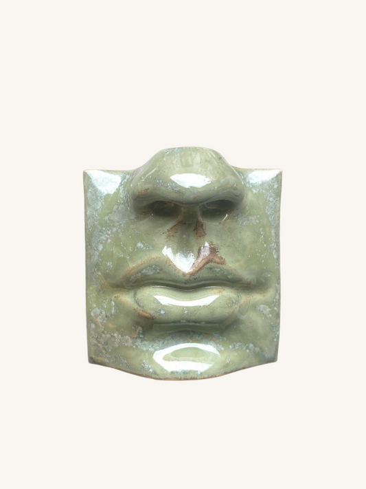 Square Mouth No. 1 Relief | Copper Green