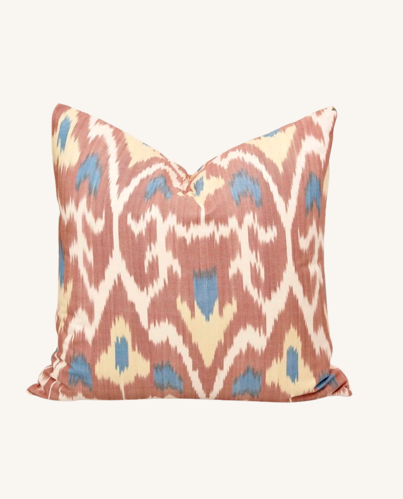 Håndvævet Ikat silkepude no. 9