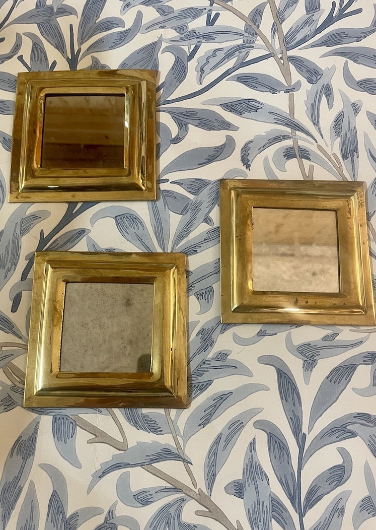 Lille indisk firkantet spejl