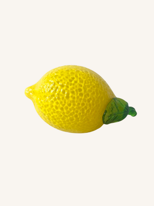 Mouth-blown lemon