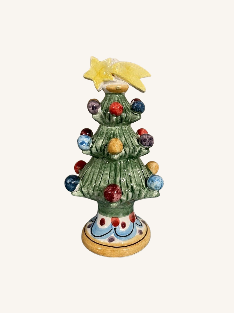 Nostalgisk keramik juletræ no. 2 | Lille