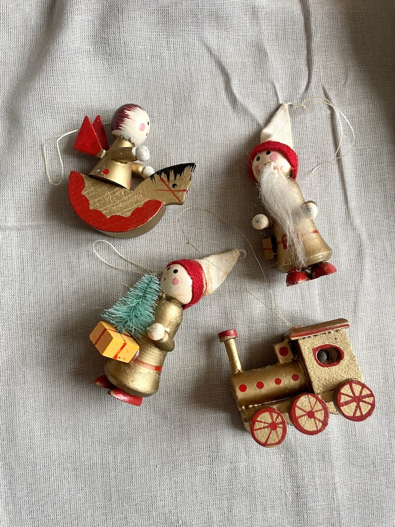 Nostalgiske juleornamenter i træ no. 6