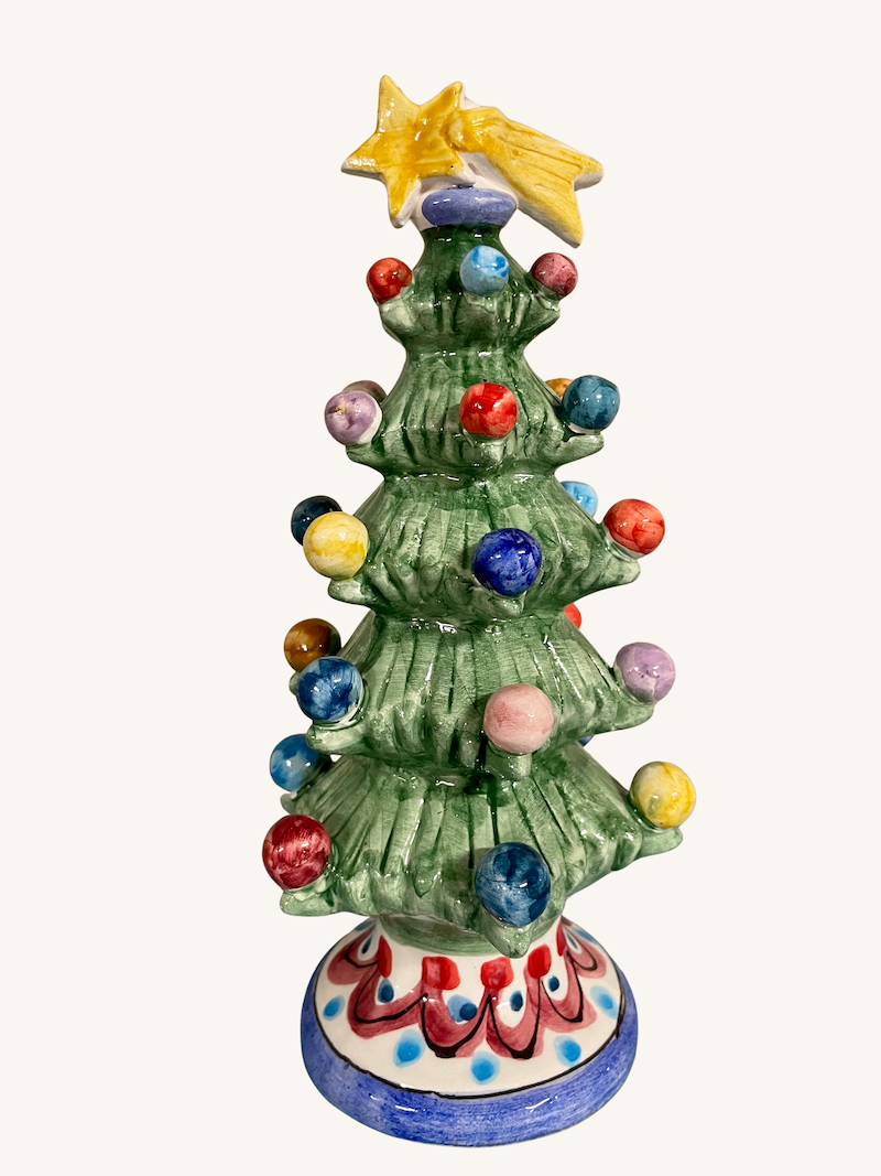 Nostalgisk keramik juletræ no. 2 | Stor