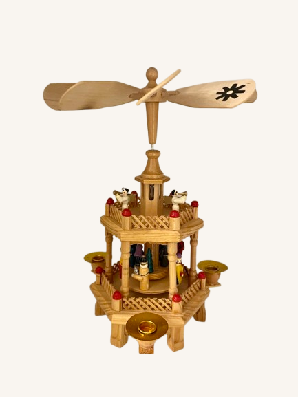 Fin lille Weihnachtspyramide / Julekarrusel no. 14