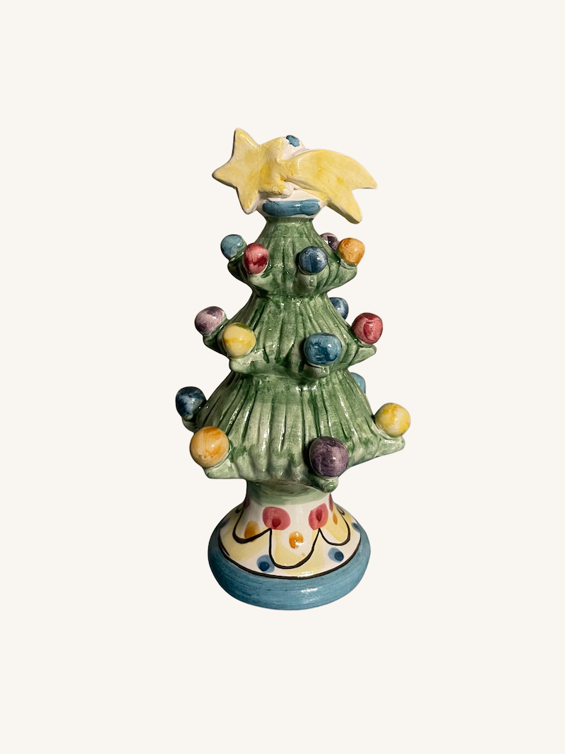 Nostalgisk keramik juletræ no. 3 | Lille