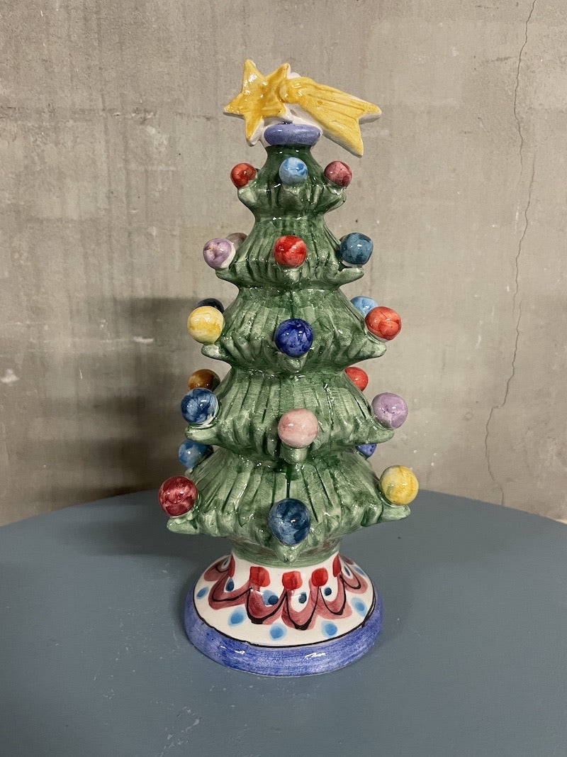 Nostalgisk keramik juletræ no. 2 | Stor