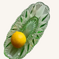 Grøn vintage glasskål