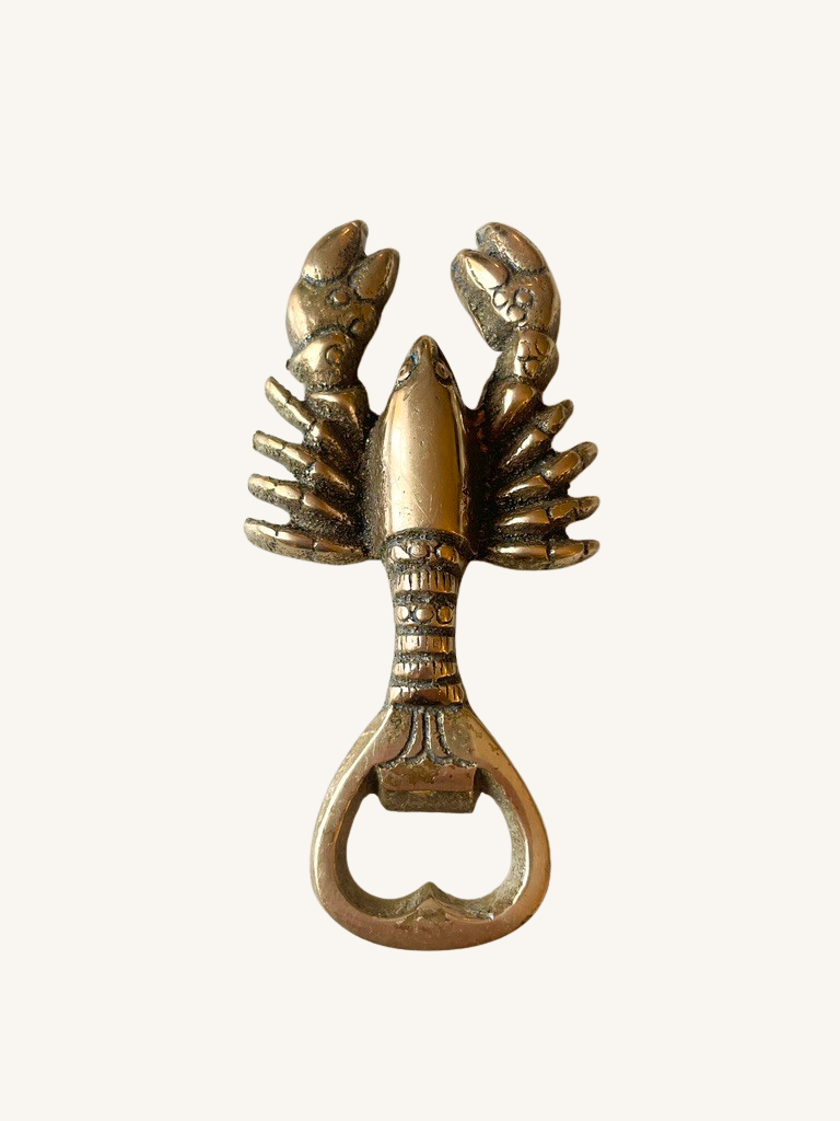 Elegant krebse oplukker no. 2 | messing