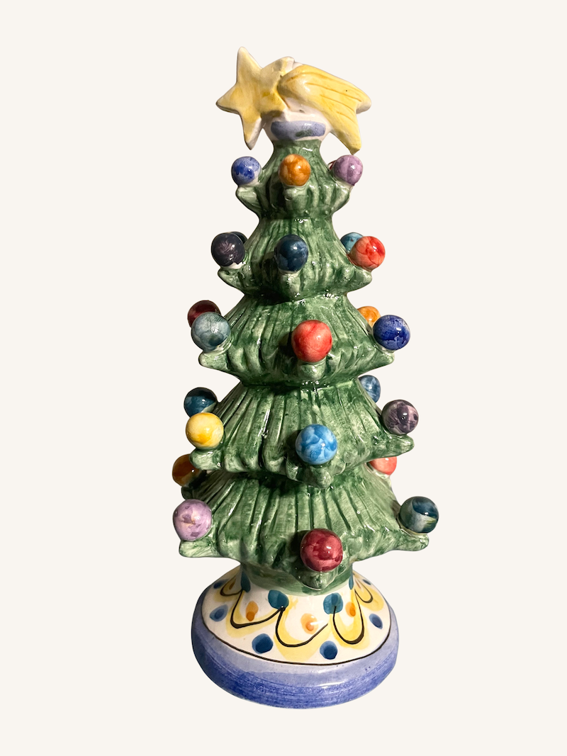 Nostalgisk keramik juletræ no. 1 | Stor