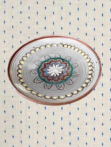 Stort Horezu fad med ophæng no. 1