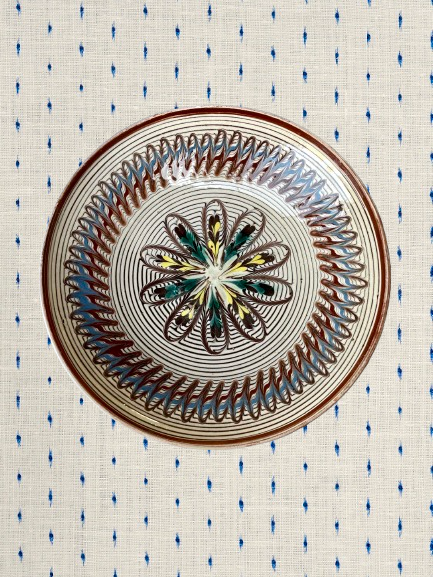 Stort Horezu fad med ophæng no. 2