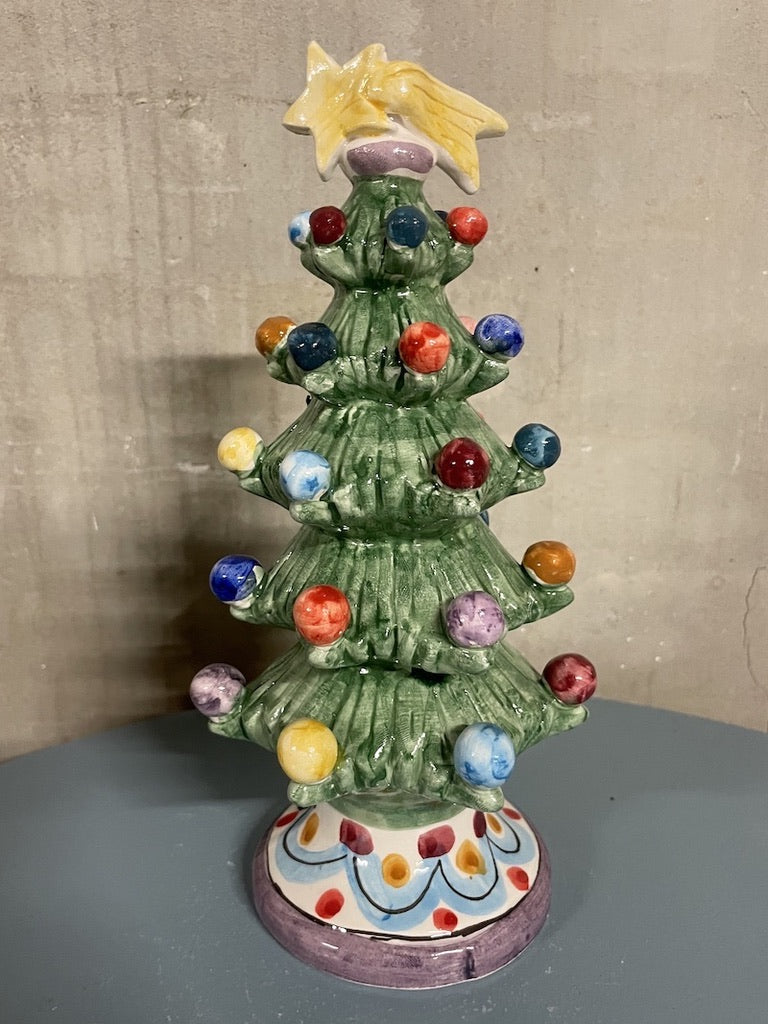 Nostalgisk keramik juletræ no. 3 | Stor
