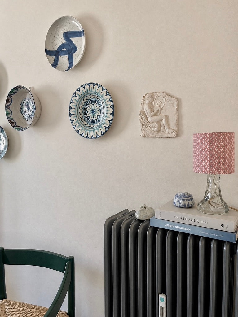 Mand med harpe | Gipsrelief