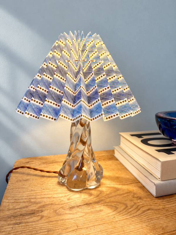 Vintage glass lamp // Royal Copenhagen