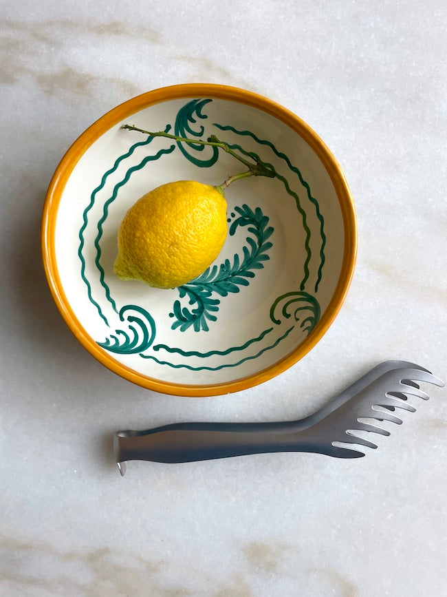 Håndmalet Amalfi skål | Verde lille