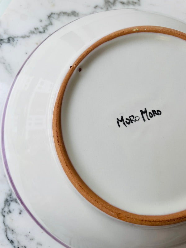 Amalfi håndmalet skål | Blæksprutte