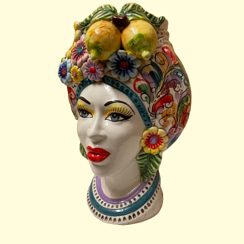 Regina Flora Grande | Sicilian head jar