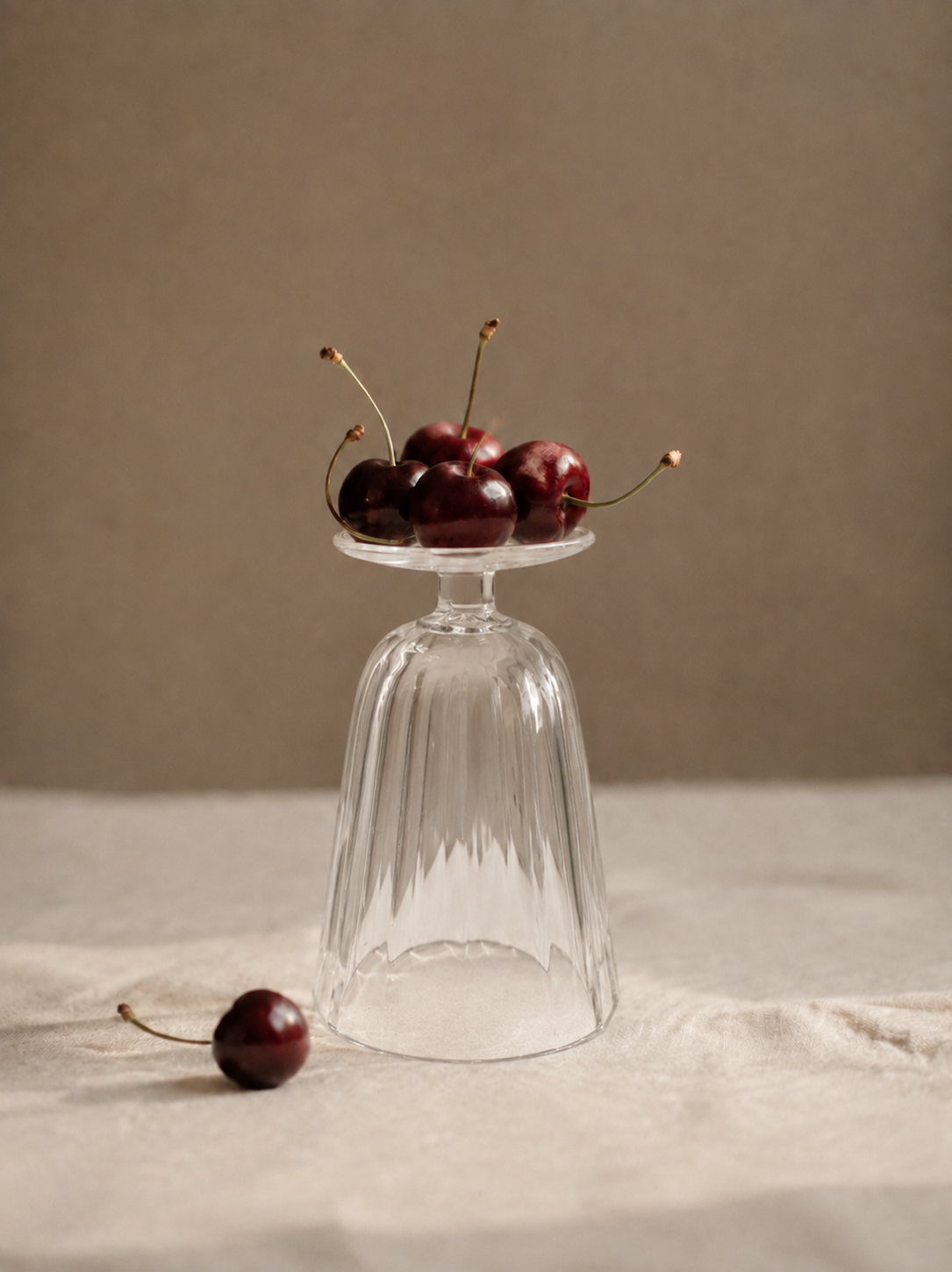 French glasses ~ Purple flower