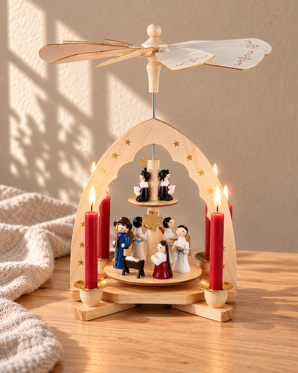 Lille Weihnachtspyramide / Julekarrusel no. 8