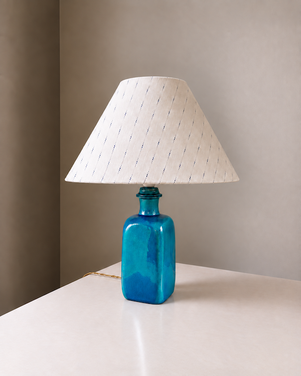 Kähler turkis vintage bordlampe
