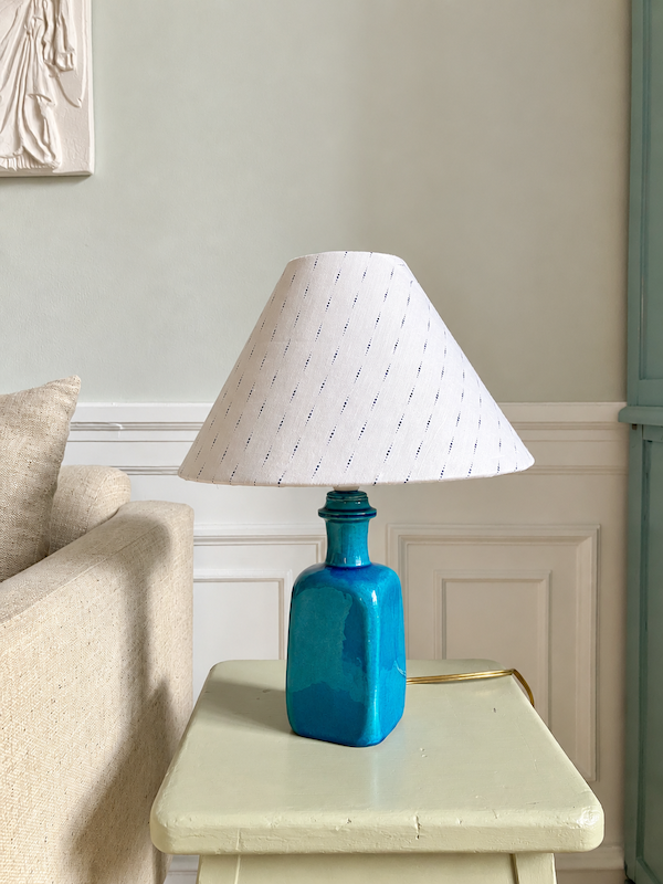 Kähler turkis vintage bordlampe