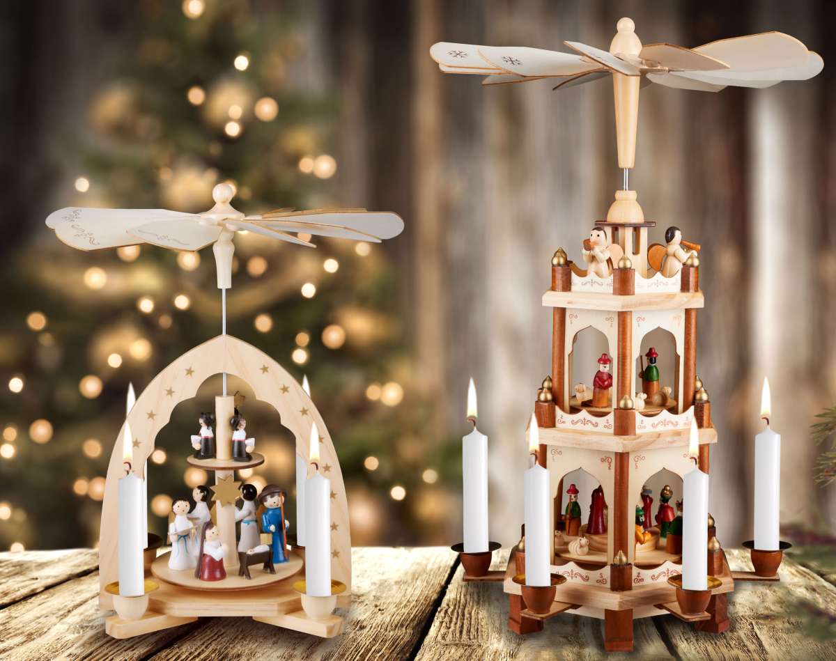 Lys til julekarruseller, 24 stk. / 50 stk.