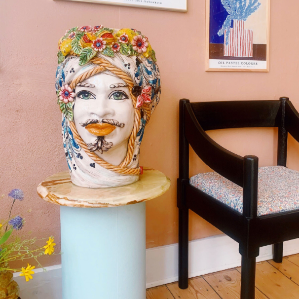 Sultan Primavera | Huge Sicilian head jar
