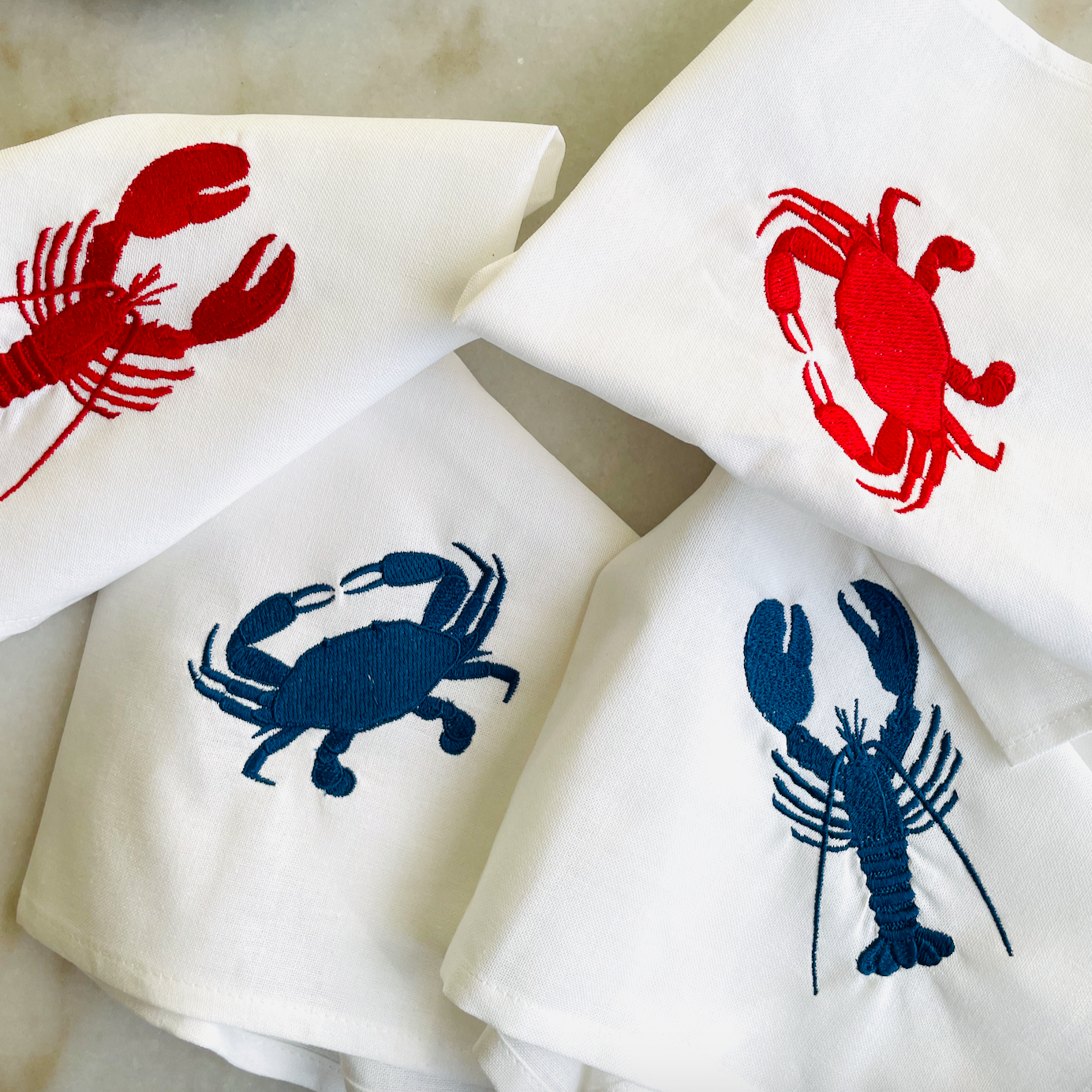 Cloth Napkins | Red Crab