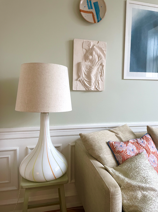 Sjælden Candy lampe designet af Kylle Svanlund for Holmegaard