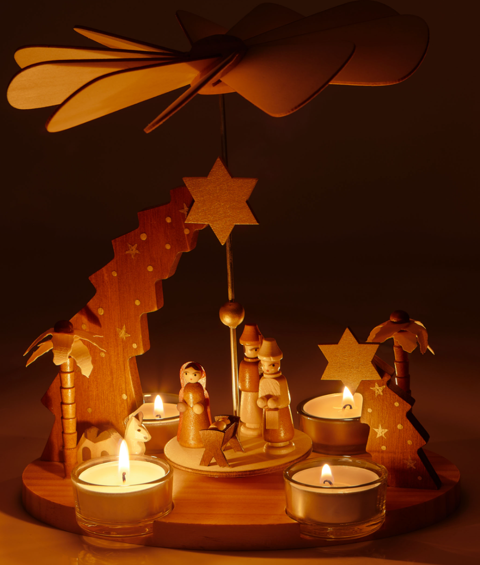 Lille Weihnacht Pyramide / Julekarrusel no. 10