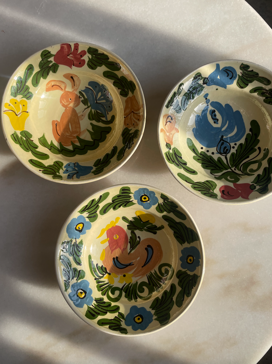 Horezu unika skål med ophæng no. 5