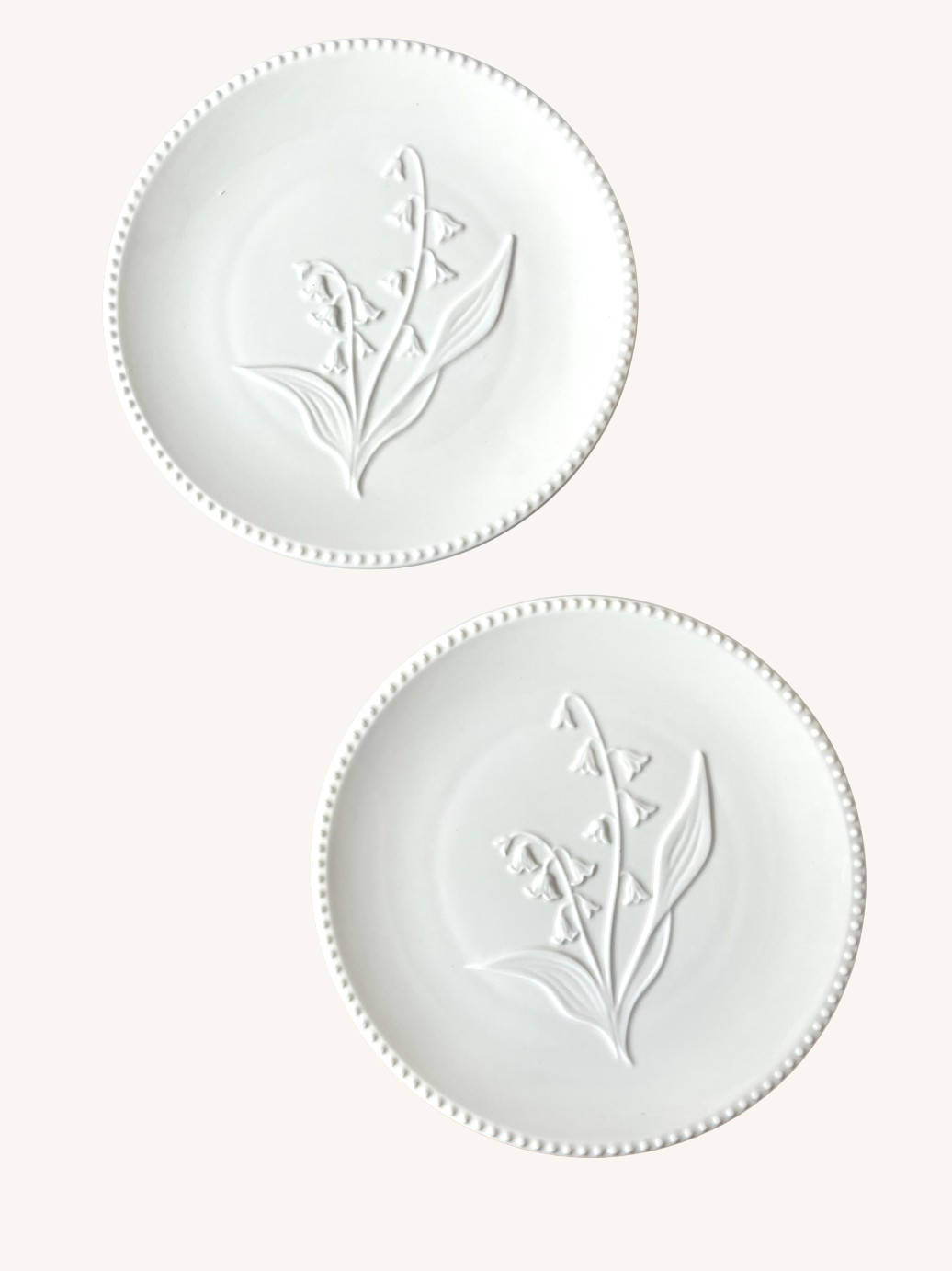 Fransk tallerken med liljekonval