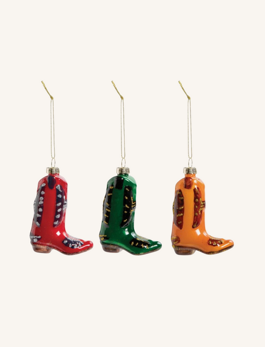 Cowboy boots ornamenter 〰️ 3 stk.