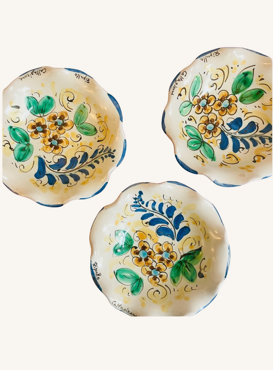 Hand painted Sicilian bowls no. 6