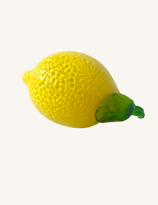 Mouth-blown lemon