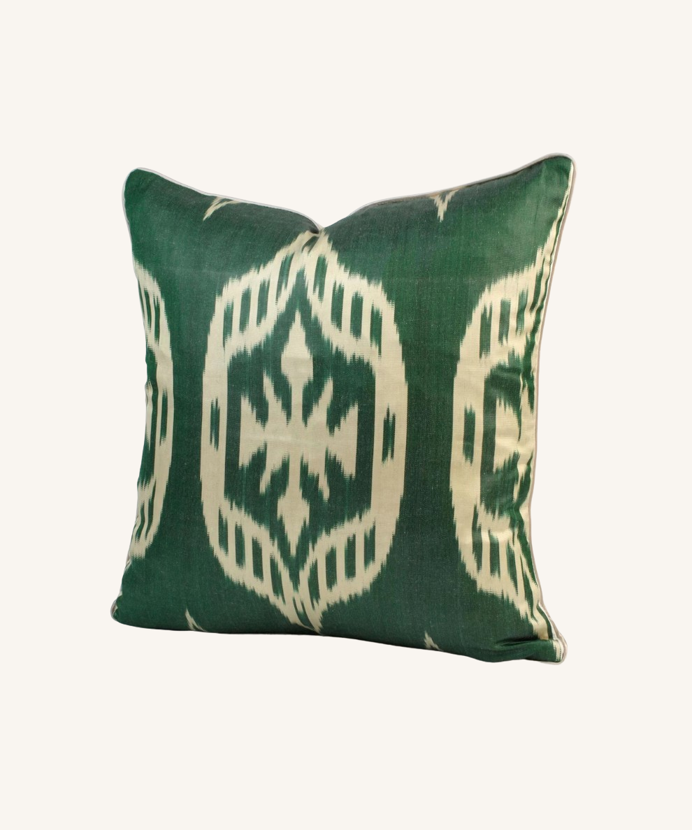 Håndvævet Ikat silkepude no. 4