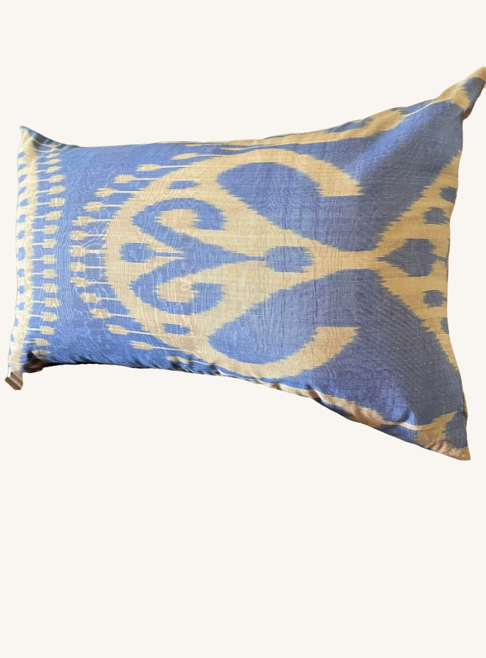 Håndvævet Ikat silkepude no. 7