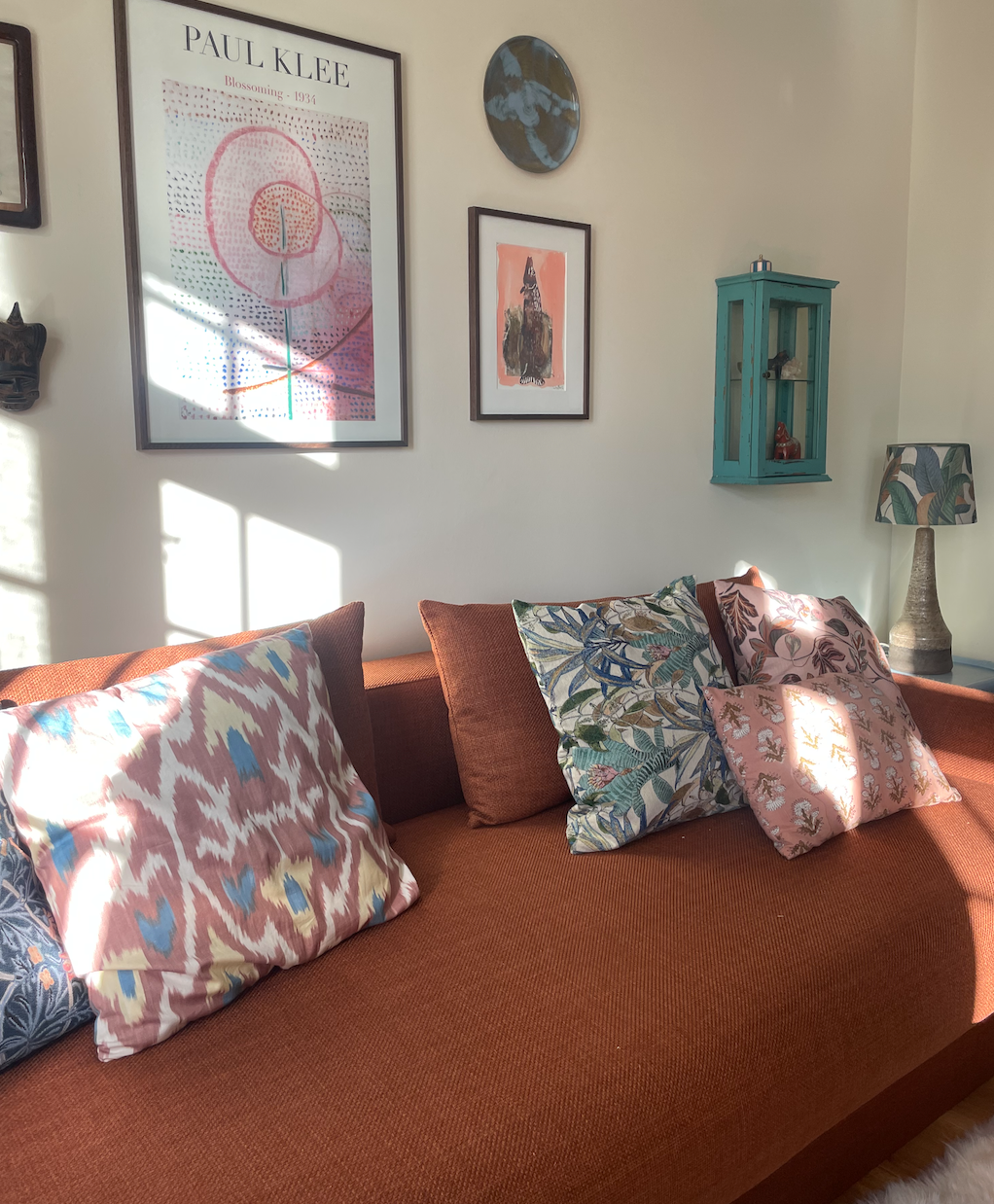 Håndvævet Ikat silkepude no. 9