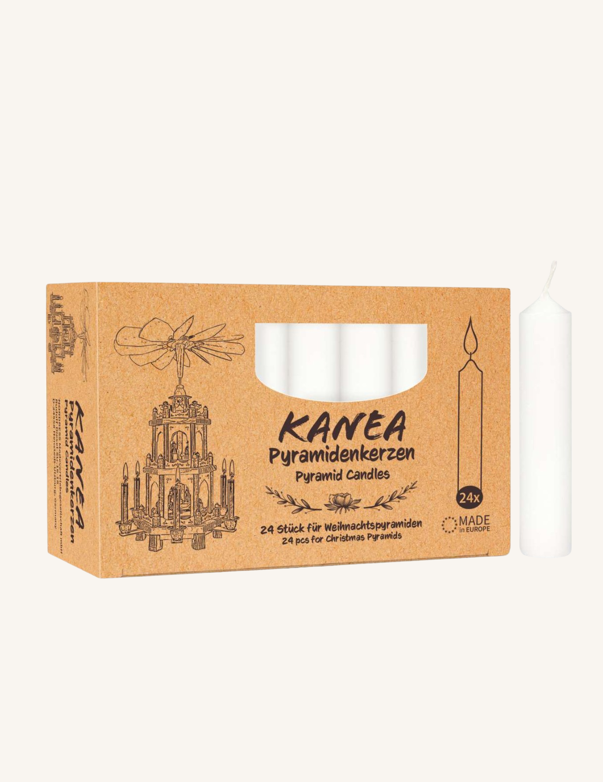 Lys til julekarruseller, 24 stk. / 50 stk.