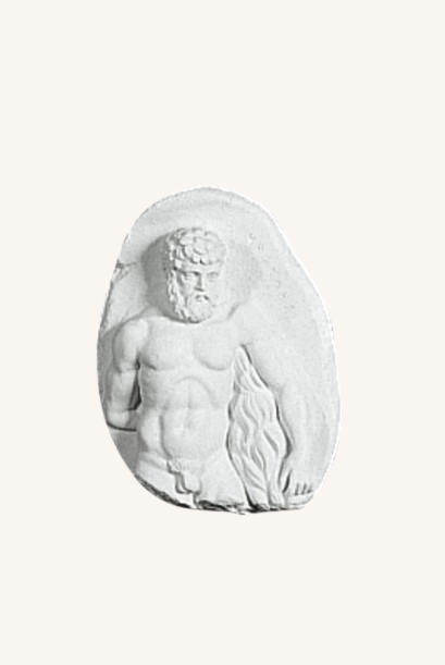 Vægrelief atletisk, græsk mand